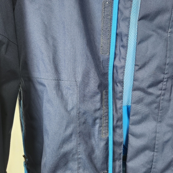The North Face Kids' Hardshell Blue Rain Ski Jacket Size 7-8 - Picture 6 of 14